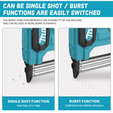 Makita 18V F30 Straight Nails Staple Gun,Cordless Electric Impact Nail Gun Woodworking Construction Tools