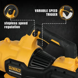 DEWALT DCMBL612 Lithium Brushless 60V High Load Garden Construction Site Hair Dryer Industrial Grade Wind Power