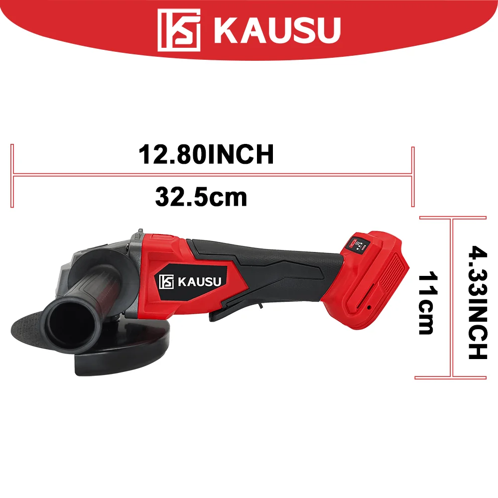 125MM M14 Brushless Electric Angle Grinder Variable Speed Cutting Machine Grinding Power Tool For Makita 18V Battery(No Battery)