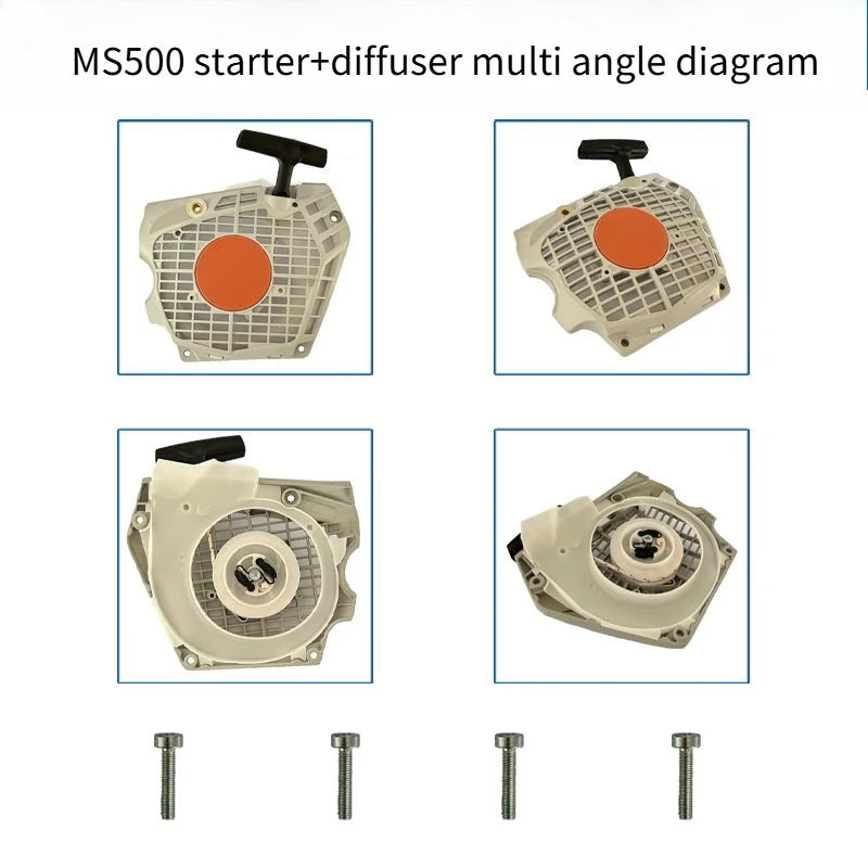 Starter suitable for STIHL chainsaw MS500i starter 1147 080 2101 compatible with MS500-R starter