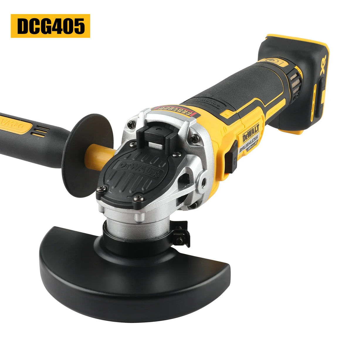 DEWALT DCG405NT Angle Grinder 20V Brushless Portable Polisher Professional Cordless Power Tool Cutting Machine Rechargeable