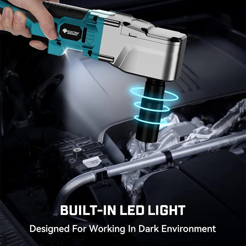 220FT/LBS Electric Wrench Cordless Ratchet Wrench Brushless Motor Hand-held Wrench Electric Tool For Makita 18V Battery Pins