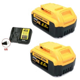 For DeWalt 18V/20V Lithium Ion Batteries 6000mAh 20V DCB203 Li-ion Battery Replacement DCB206 DCB205 DCB204 DCB200 Power Tools