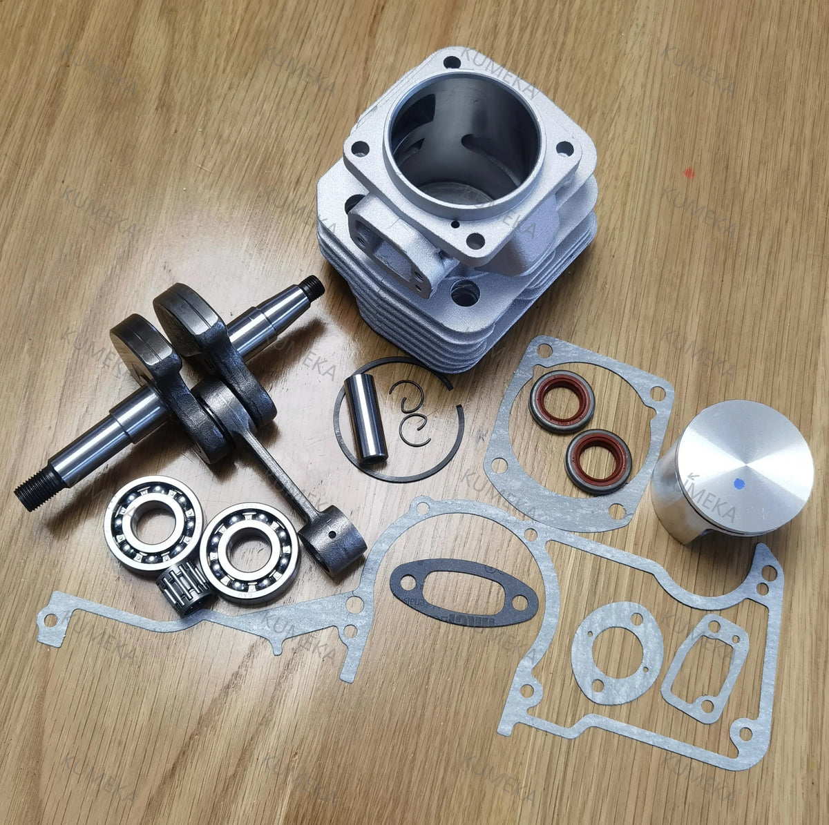288 Cylinder Piston Kit With Crankshaft And Bearings Oil Seals Gaskets Assembly Fits Husqvarna 281 181 Chainsaw Accessories