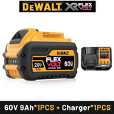 100% Original DeWALT Battery 20V/60V 6Ah 9Ah MAX FlexVolt for DCB606 DCB205 DCB206 DCB209 DCB182 Power Tool with Battery