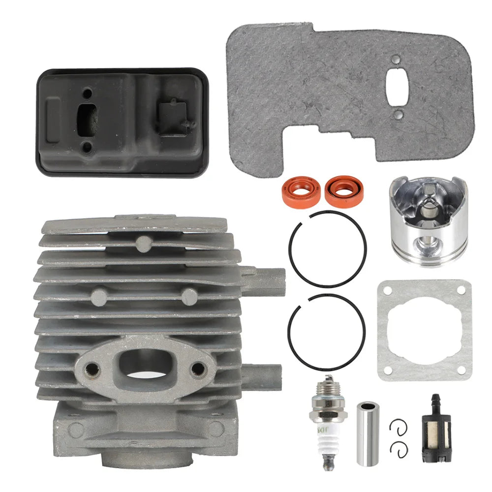 34MM Cylinder Piston Kit For Stihl 4137 020 1202 FS80 FS85 FS75 Chainsaw