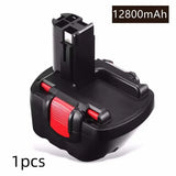 For Bosch 12V Screwdriver Battery Rechargeable 12V 12800mAh PSR BAT043 BAT045 BAT046 BAT049 2607335273 2607335274