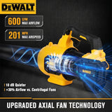 DEWALT DCMBL612 Lithium Brushless 60V High Load Garden Construction Site Hair Dryer Industrial Grade Wind Power