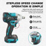 Makita DTW300 18V Cordless Impact Wrench Set - 330Nm Brushless Motor for Car Maintenance & Tire Change（bare tool）
