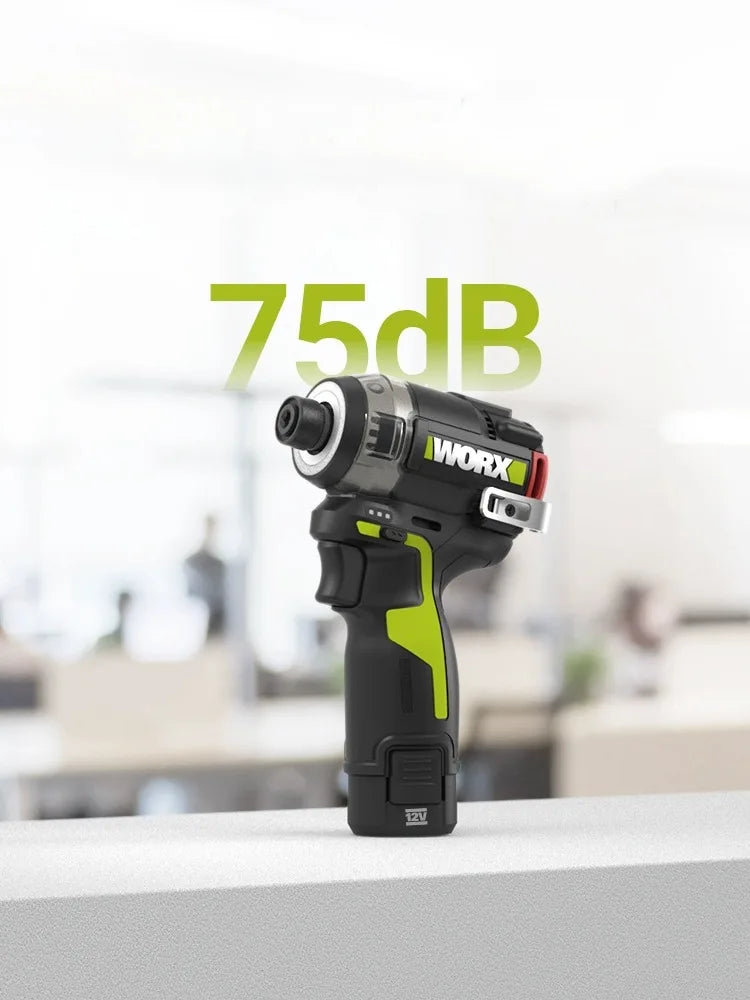 WORX WU138 0il Pressure Brushless Cordless impact drill 12V 50Nm 1300rpm 4000bpm Smart clutch professional Electric Dril