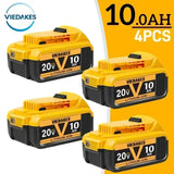 High Capacity 12.0Ah 20V Rechargeable Lithium Ion Battery for Dewalt 20V Battery Work DCB200 DCB201 DCB203 DCB205 DCB206 Tools