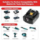 Hot 100% Original Makita 6Ah for Makita 18V Battery Replacement Lithium Battery