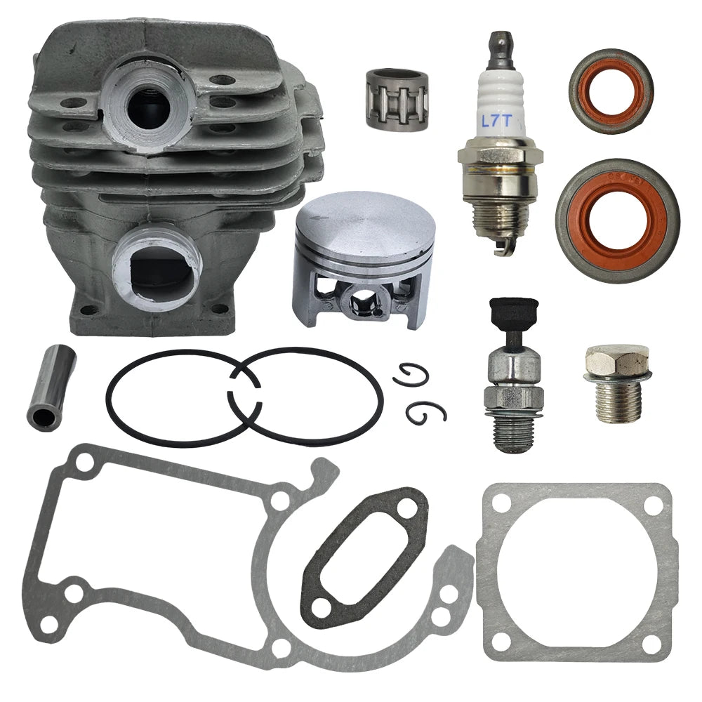 44.7mm Bore Cylinder Piston Kit for Stihl 026 MS260 MS260C 026PRO Nikasil Plated Cylinder Garden Power Tool Accessories