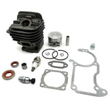 44.7mm Cylinder Piston Set For Stihl 026 MS260 MS 260 Sealing Set And Plugs Cylinder Exhaust Gasket Kit Garden Tool Parts