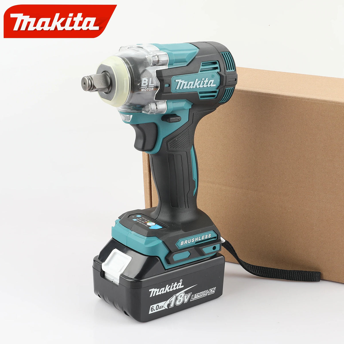 Makita TW004G 18v Battery Screwdriver Machine Brushless Electric Screwdriver Rechargable Drill Driver With Charger and battery