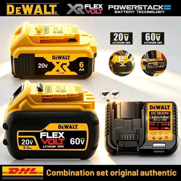 100% Original Dewalt 20V 9000mAh Power Tool Battery DCB206 DCB205 DCB200 DCF887 DCG405 DCD791 DCF922 DCF850 DCD805 Tool Battery