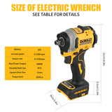 DEWALT 20V MAX Atomic Compact Brushless Impact Wrench DCF850B, 3-Speed 3250 RPM with 3-LED Light for Tight Spaces