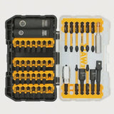 FlexTorq DriverBitSet, 40pcs, Steel, Shank:1/4"