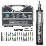 DELI-Mini Electric Screwdriver Set, Multi-function Disassembly, Torque Repair Tools Kit, Household Cordless Power Drill Tools