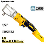 For DeWALT 20V Battery 1200N.M Brushless Ratchet Wrench 1/2'' Cordless Driver Screw Nut Electric Car Repair Power Tools