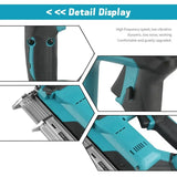 Makita Cordless,100-Nail Capacity, Ideal for Flooring, Shelving & DIY Wood Projects 18V Lithium-Ion Nail Gun, 6.0Ah Battery Tool