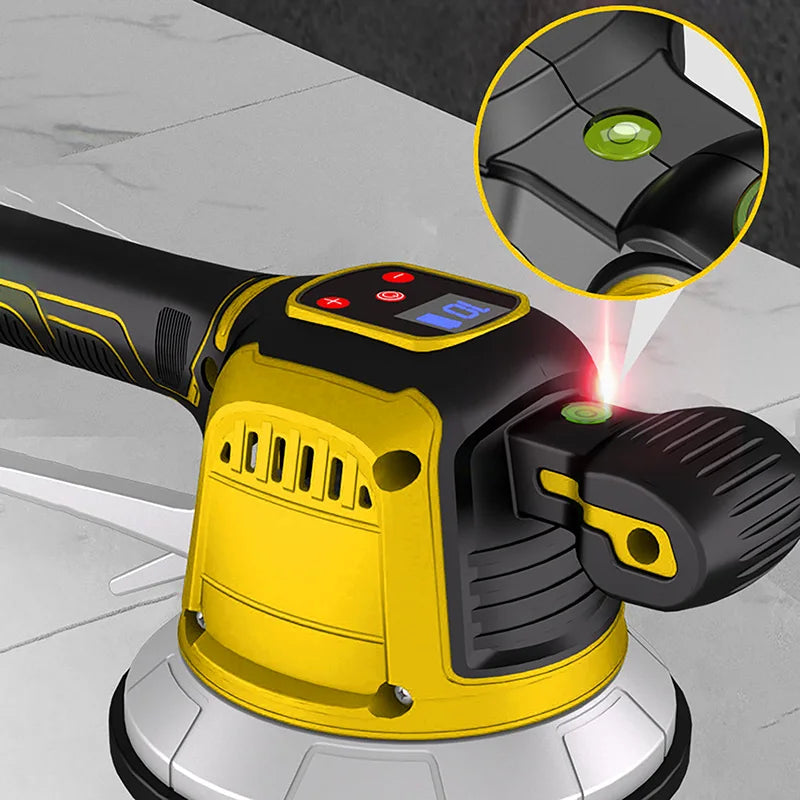 Electric Tile Paving Machine Rubber Suction Cup 10 Gears Electric Tiling Machine Suitable For Dewalt Battery (Without Battery)