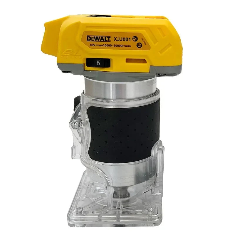 DEWALT 33000RPM Brushless Cordless Wood Trimmer Woodworking Palm Router Rechargeable Milling Engraving Slotting Trimming Machine