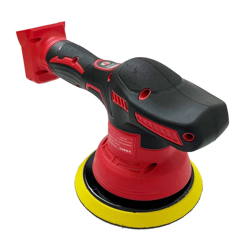 Cordless Polisher 8 Gears Digital Display Electric Polisher Auto Car Waxing Polishing Machine For Fit Milwaukee 18V Battery