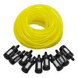 5M 16ft 1/8" x 1/4" 3mm x 6mm Tygon Fuel Hose Line Filter For Stihl Husqvarna Echo Craftsman Chainsaw Blower Trimmer