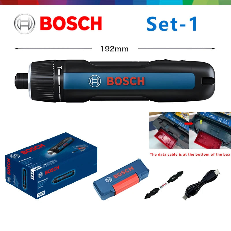 BOSCH GO 3 Cordless Screwdriver 3.6V Lithium-ion Battery Rechargeable Cordless Drill with Box Bosch GO3 Professional Tool