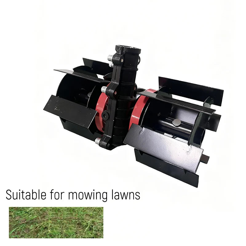 High Efficiency Tiller Wheel Weeding Wheel Deep Trenching Wheel Garden Tiller Accessory Cultivator Blade Soil Tool