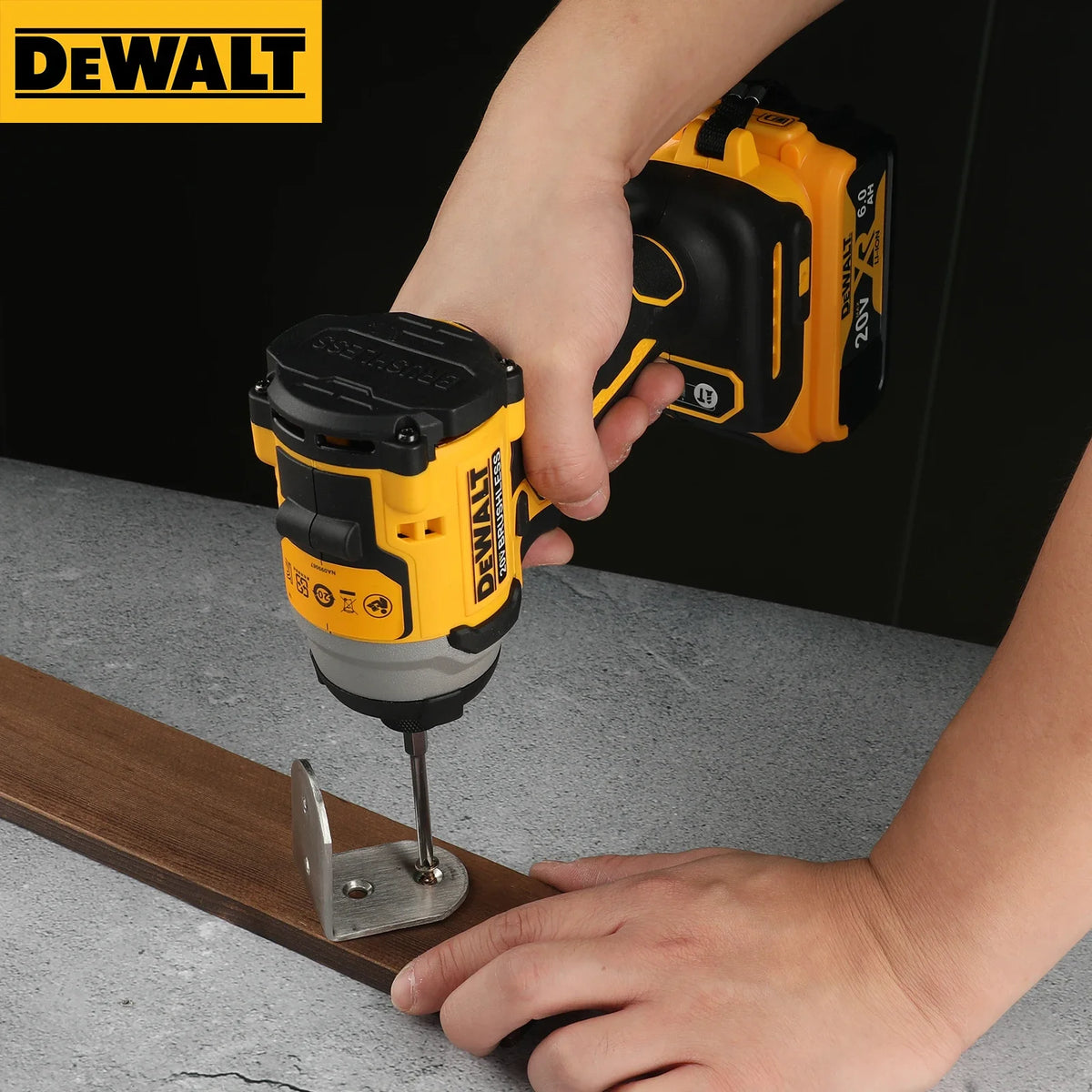 Dewalt DCF850 Rechargeable Cordless 20V electric screwdriver, Lithium Electric Battery, Power Tools, Large Torque Naked Tool