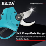 HILDA Brushless Electric Pruning Shears Garden Tool Cordless Electric Garden Scissors Fruit Tree For 18V Battery Branche Cutter