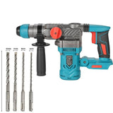 Heimerdinger Cordless brushless Rotary Hammer Drill, 1-1/8" SDS-Plus 3.2J Multi-functional Heavy Duty hammer drill, No battery