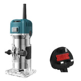Upgraded 6-speed 800W Woodworking Electric Trimmer 33000 RPM Wood Engraving Slotting Trimming Machine Carving Router