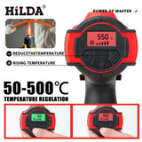 HILDA Heat Gun Cordless Hot Air Gun Handheld Electric DIY Heat Gun Temperatures Adjustable For Makita 18V Battery (No Battery)