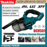 Makita Handheld Cordless Vacuum Cleaner Lightweight Tool With Built-in LED Lamp Compatible With 18V Lithium Battery