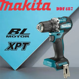 Makita 100%Original DDF487 Cordless Driver Drill 18V Brushless Electric Impact Screwdriver Rechargeable Power Tool