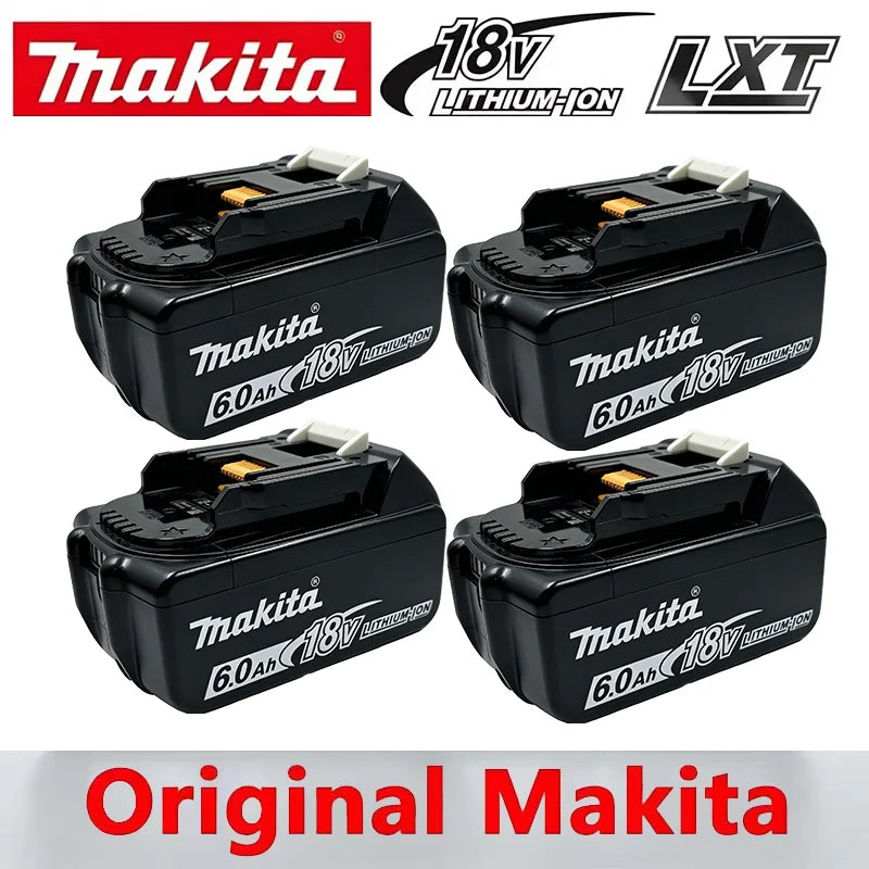 Original Makita 18V LXT Power Tool Battery 6.0Ah BL1860B Rechargeable Lithium-Ion Pack BL1840B BL1850 BL1860B BL1890