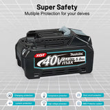 Makita XGT 40V Replacement Lithium‑Ion Battery 5.0Ah 21700 Cell Rechargeable Fit BL4020 BL4025 BL4050 BL4080 Cordless Tools