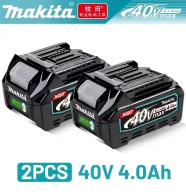Makita 40V XGT High Capacity Lithium-ion Replacement Battery 4.0Ah Fit BL4050 BL4060 Cordless Electric Power Tools Spare Battery