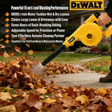 Dewalt Cordless Brush Leaf Blower Vacuum 2 in 1, Air Blower and Vacuum for Dewalt Battery