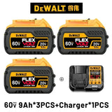 100% Original Dewalt 20V 9000mAh Power Tool Battery DCB206 DCB205 DCB200 DCF887 DCG405 DCD791 DCF922 DCF850 DCD805 Tool Battery