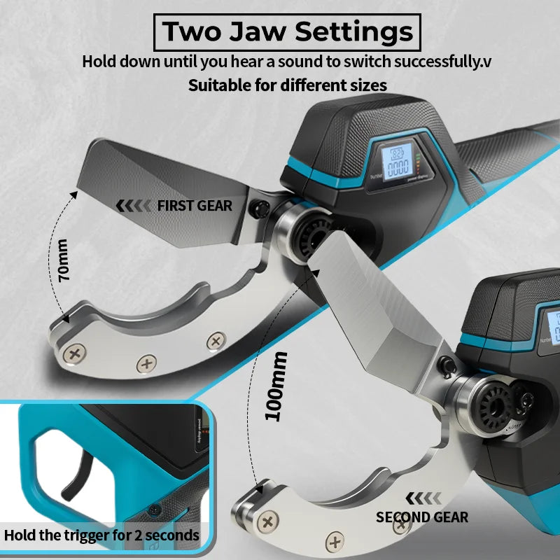Electric Goddess Brushless 50mm Electric Pipe Scissor For Makita 18V Battery Pin PPR Cutting Plumbing Water Pipes Shear
