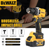 Dewalt DCD805 Cordless Impact Drill 20V Lightweight Wireless Brushless for Drilling Tasks