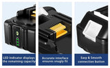 For Makita 18V 6Ah 8Ah Battery Rechargeable Battery 100% Real Capacity 18650 Lithium-ion Cell Suitable For Makita Power Tool