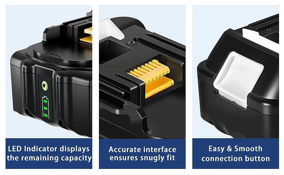 For Makita 18V 6Ah 8Ah Battery Rechargeable Battery 100% Real Capacity 18650 Lithium-ion Cell Suitable For Makita Power Tool