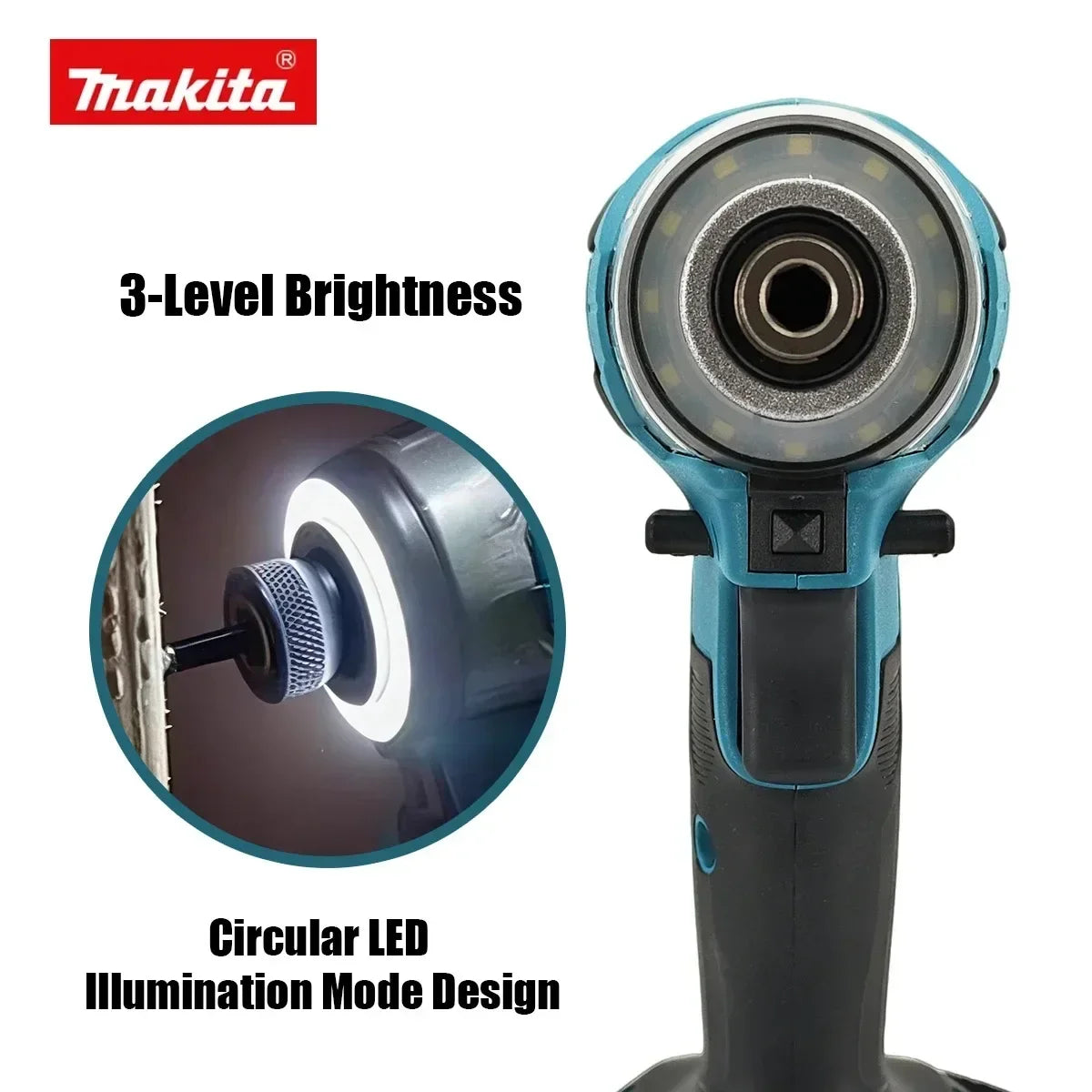 Makita DTD173 Blue 18V Brushless Cordless Impact Driver 180Nm 3600RPM Hand Tool For Wood Assembly Household DIY