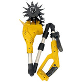330RPM Brushless Cordless Tiller Cultivator Garden Lawn Soil Cultivation Gardening Tool Compatible with Dewalt 20V Battery