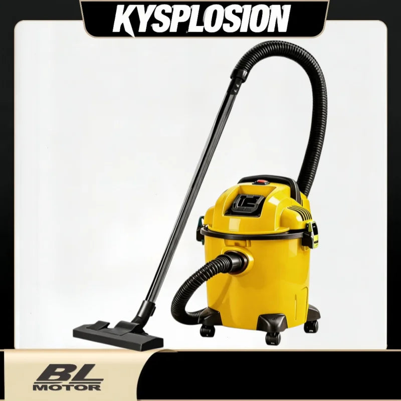 Cordless Wet Dry Vacuum Cleaner, Industrial High Power Shop Vacuum for DeWalt 20V Battery 3-in-1 Dry Wet Blow Dust Collector